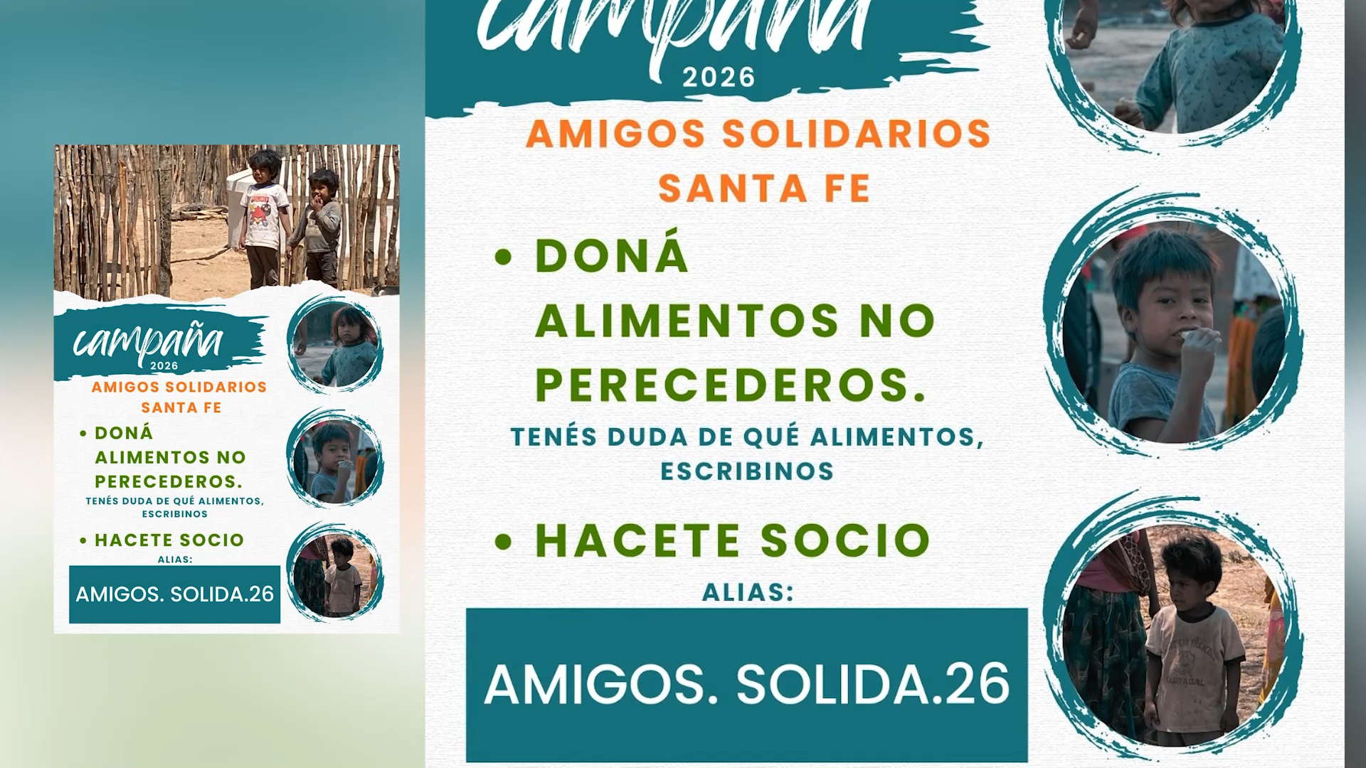 SUMATE A LA CAMPAÑA 2026 DE AMIGOS SOLIDARIOS